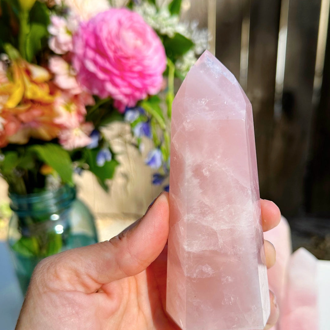 Rose Quartz Tower - Baltic Mermaid
