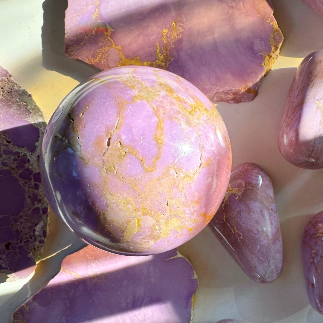 Phosphosiderite Large Sphere - AAA - Baltic Mermaid