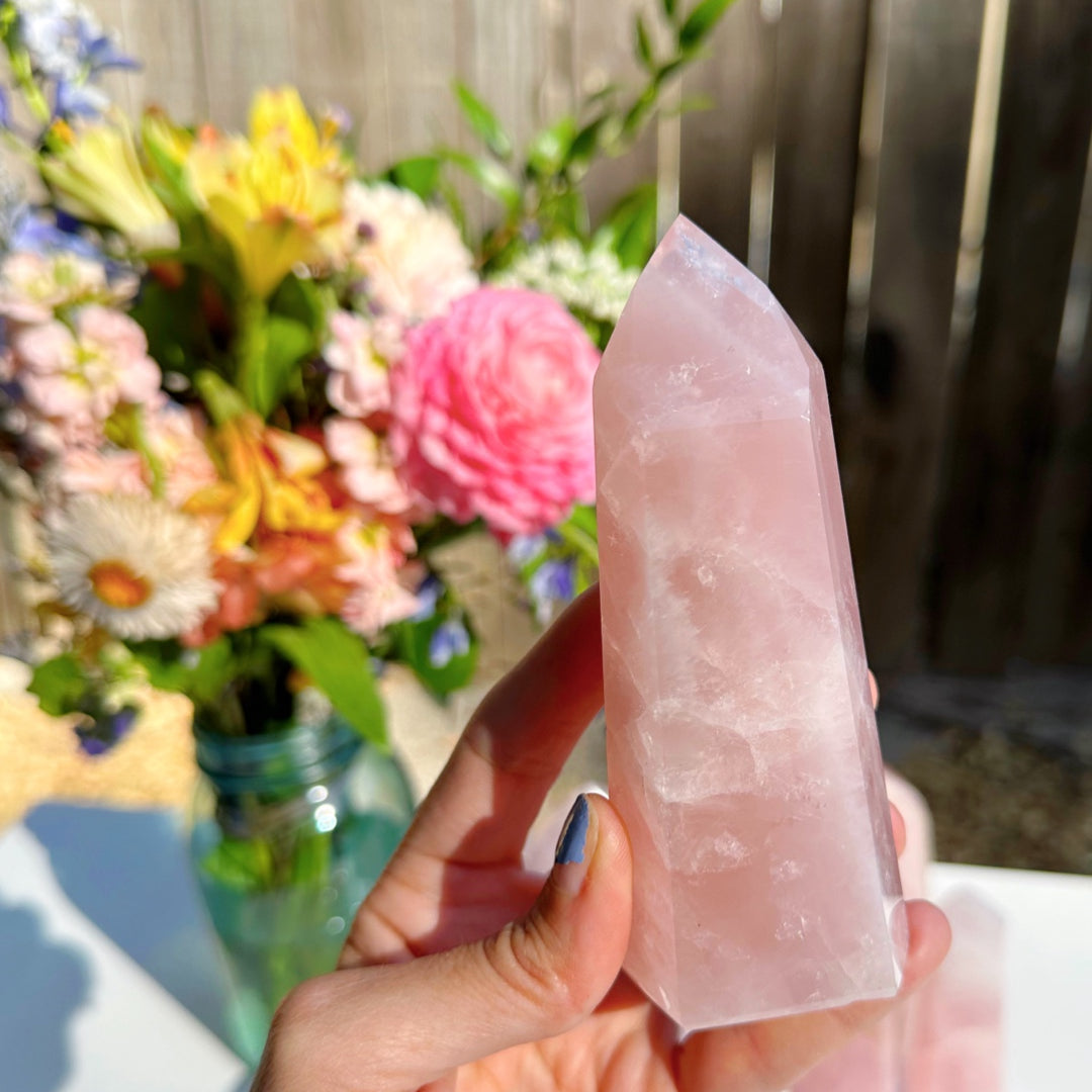 Rose Quartz Tower - Baltic Mermaid