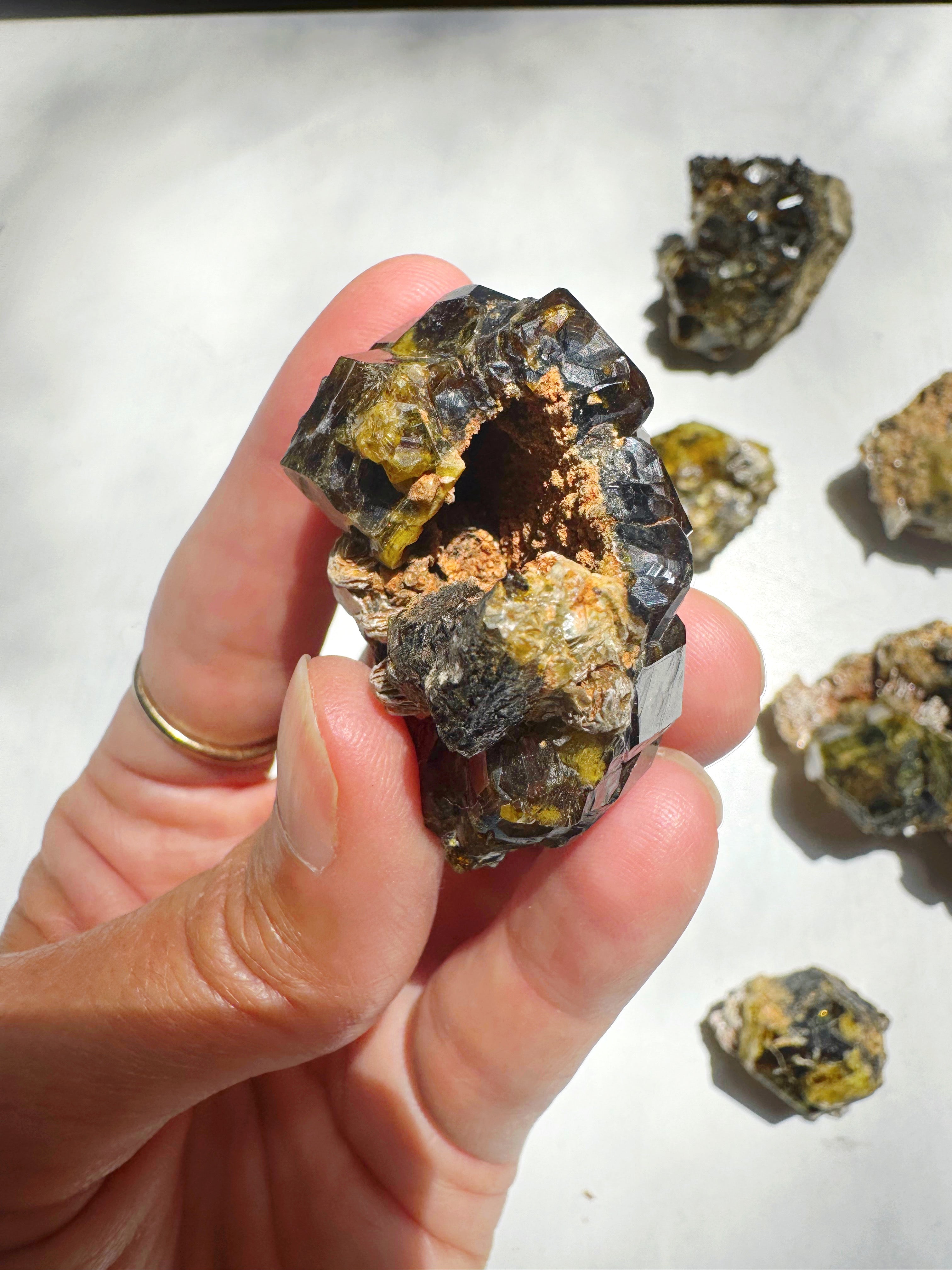 Rare Mali Green Grossular Andradite Garnet Epimorph w/ Clinochlore AAA Quality Baltic Mermaid