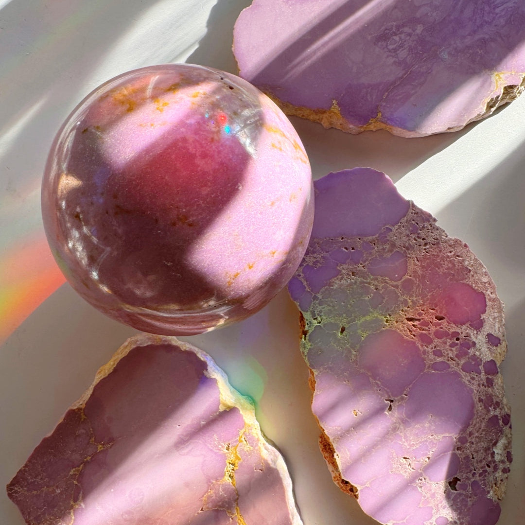 Phosphosiderite Large Sphere - AAA - Baltic Mermaid