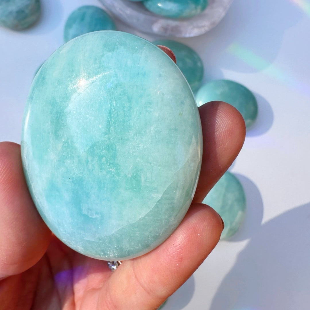 Amazonite Palm Stones - Baltic Mermaid
