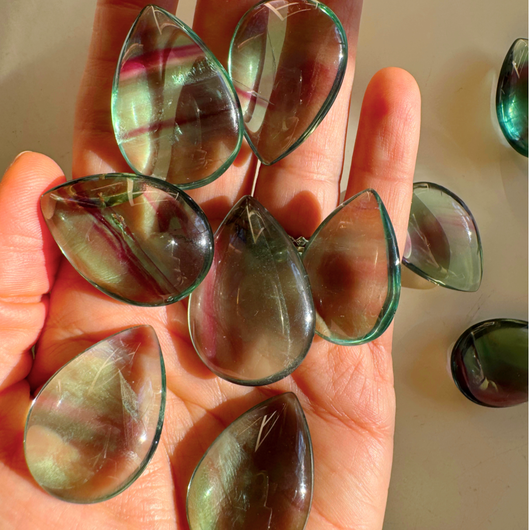 Fluorite Teardrop/Pear Shape - Old Stock - AAA - Baltic Mermaid