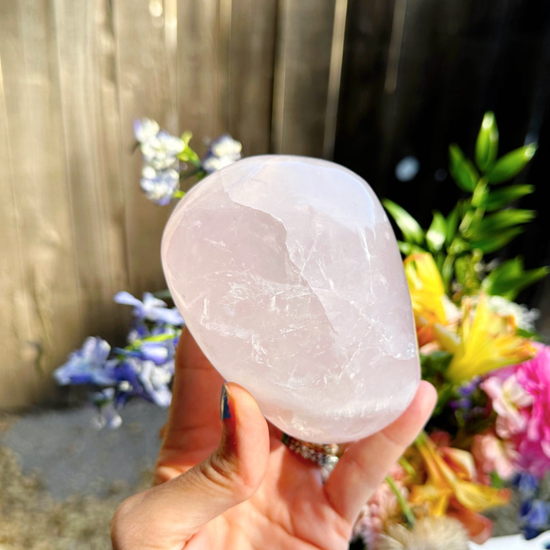 Rose Quartz Freeform - C - Baltic Mermaid