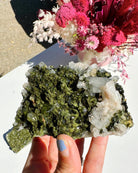 Epidote Quartz Cluster - Baltic Mermaid