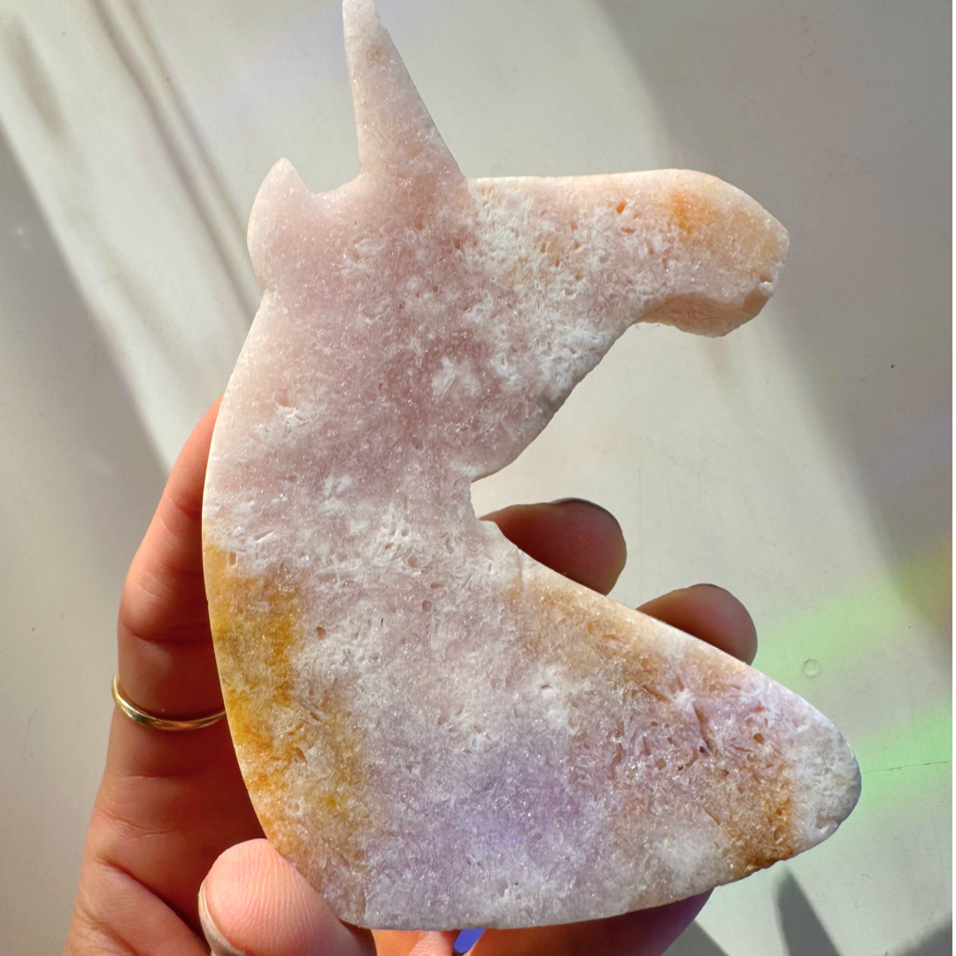 Pink Amethyst Unicorn - Baltic Mermaid