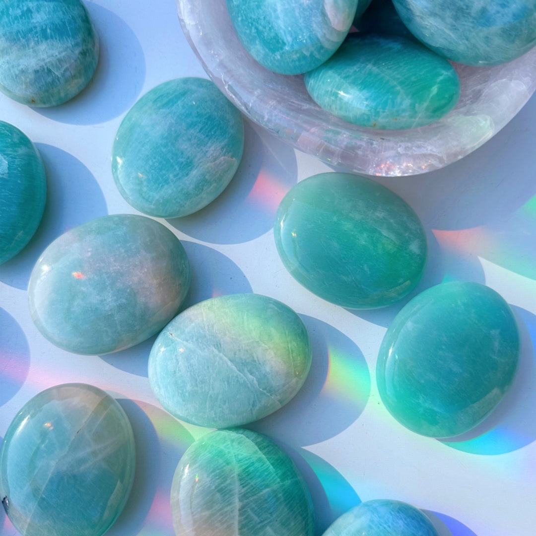 Amazonite Palm Stones - Baltic Mermaid