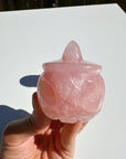 Rose Quartz Jack-O-Lantern - Baltic Mermaid