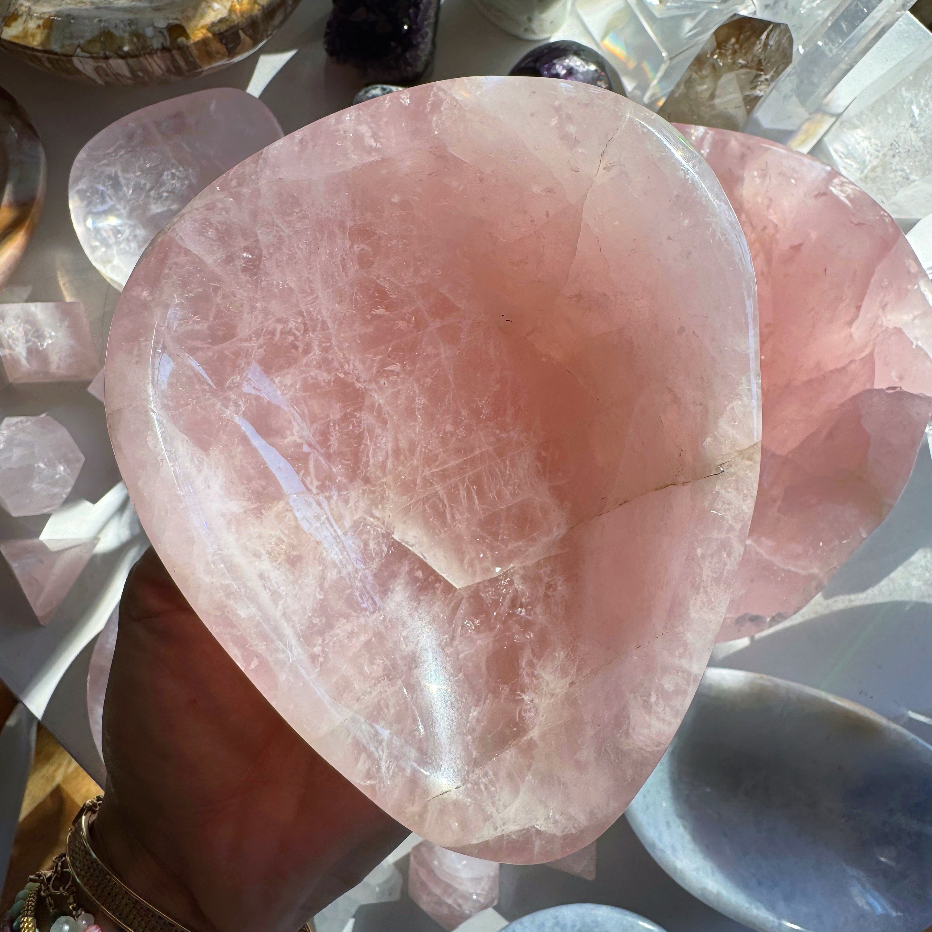 Rose Quartz Bowl Baltic Mermaid