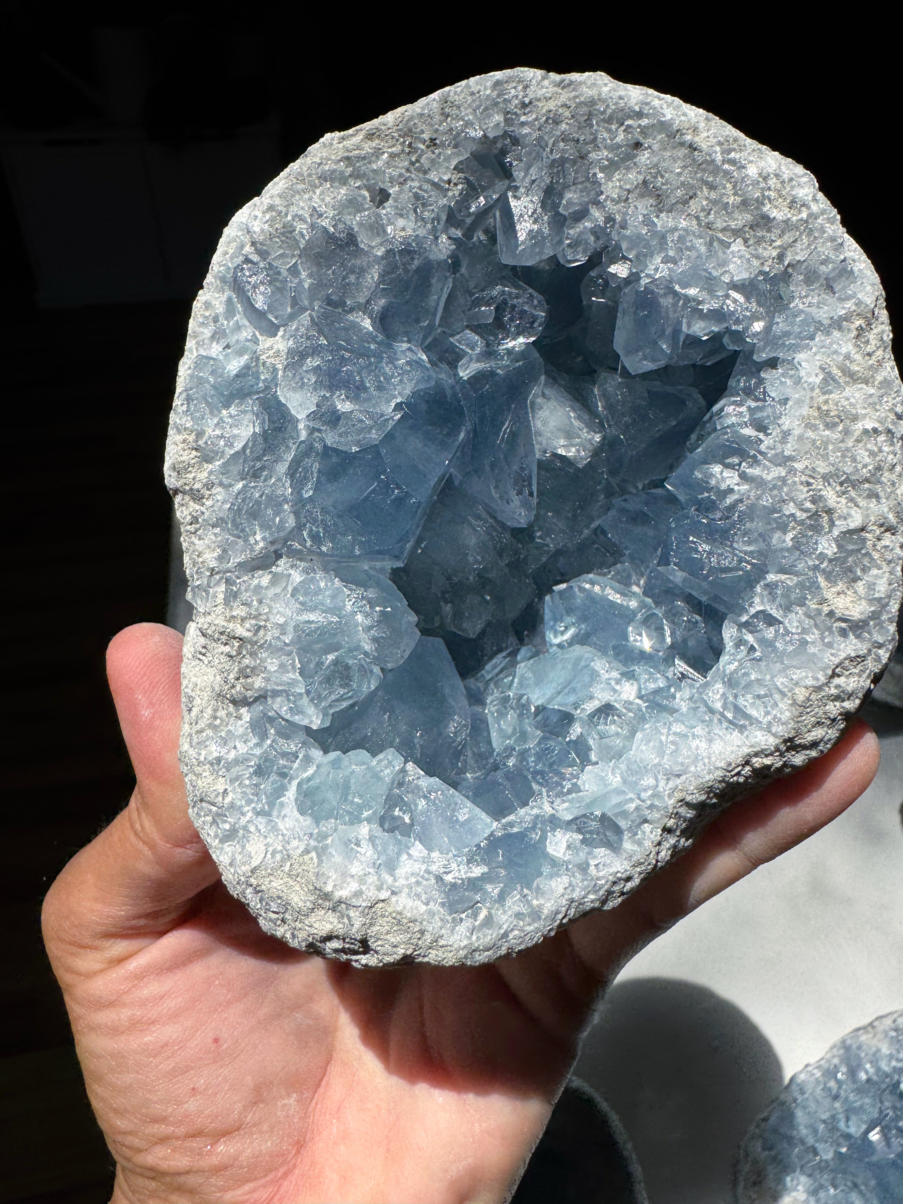 Celestite Cluster Baltic Mermaid