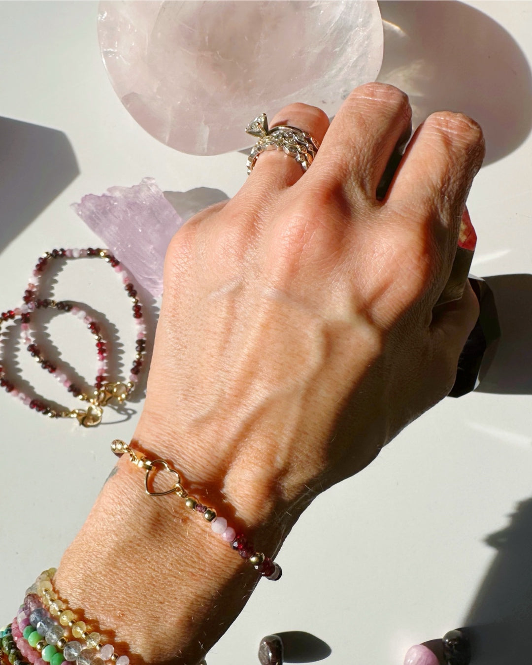 “Lover” Gemstone Candy Bracelet - Baltic Mermaid