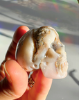 Pink Opal Skull - Baltic Mermaid