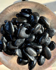 Black Obsidian Tumbled Stones - Baltic Mermaid