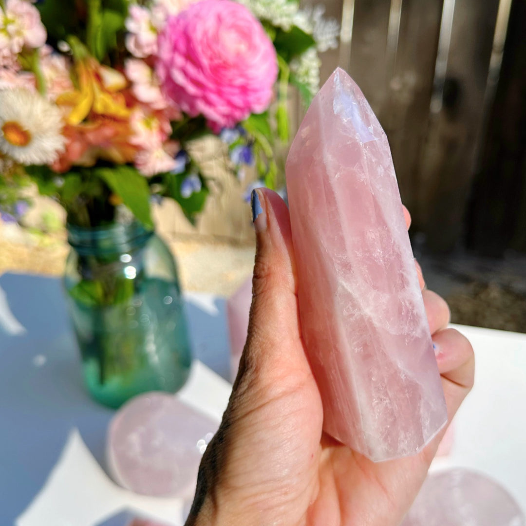 Rose Quartz Tower - Baltic Mermaid