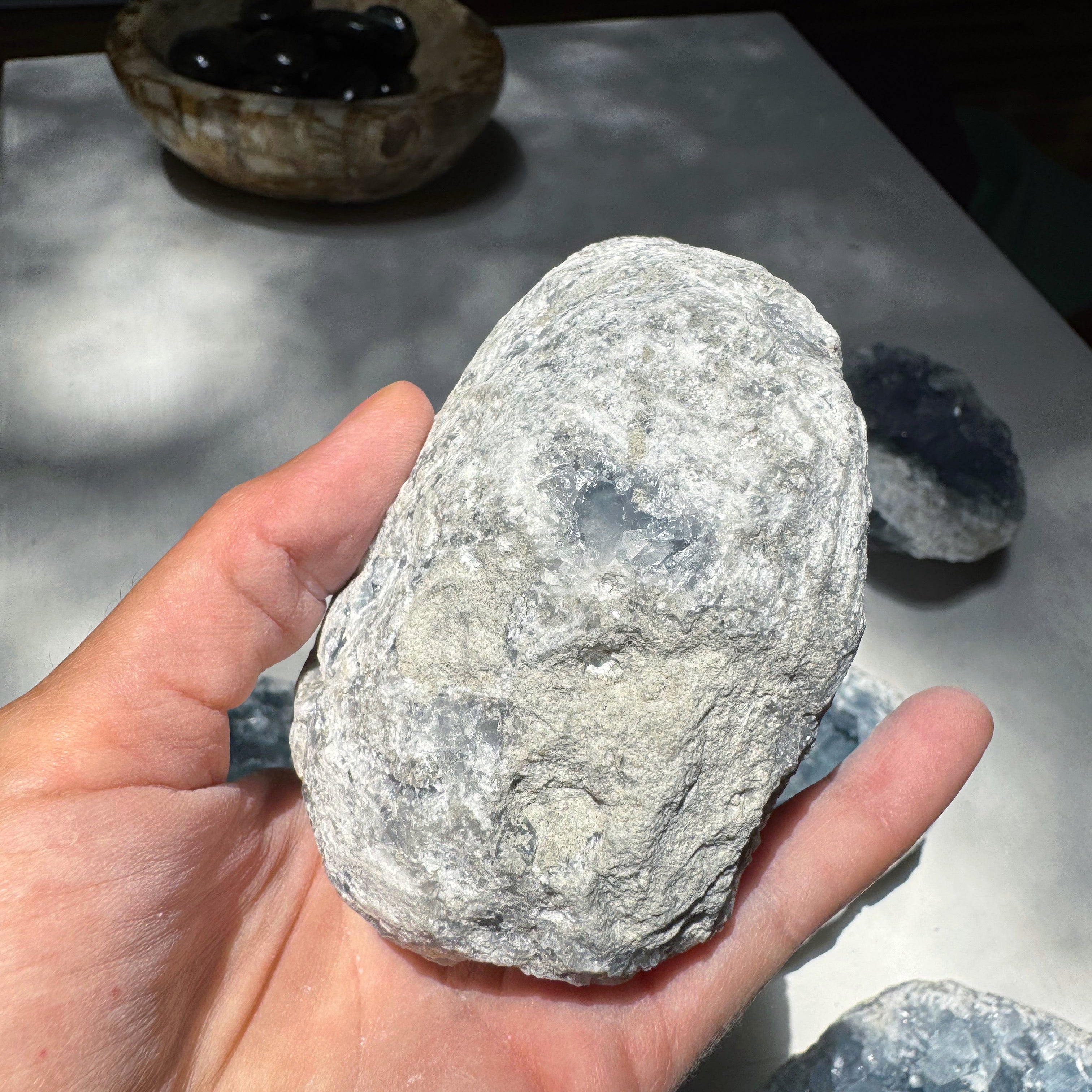 Celestite Cluster Baltic Mermaid