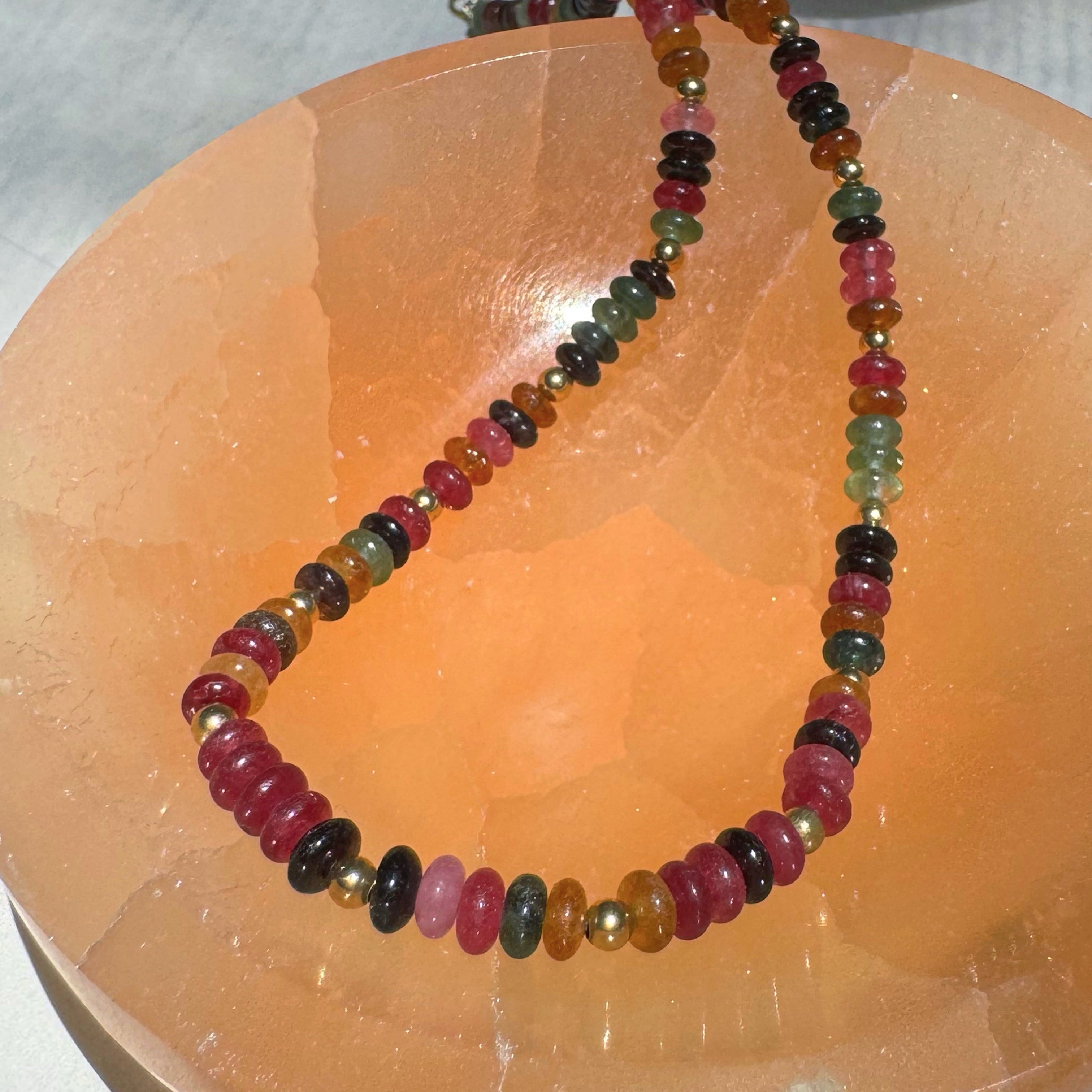 Mixed Jade Gemstone Necklace Baltic Mermaid