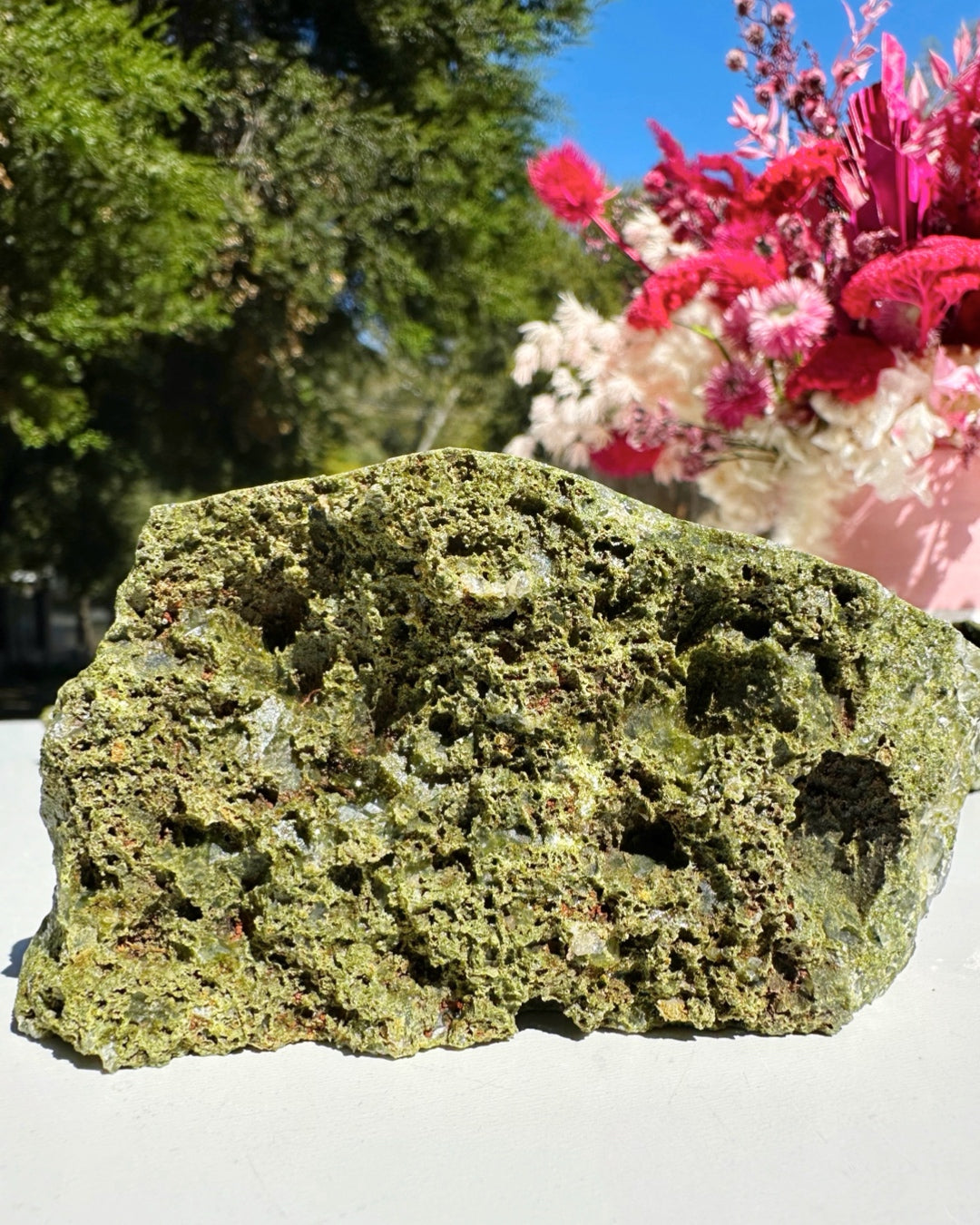 Epidote Quartz Cluster - Baltic Mermaid