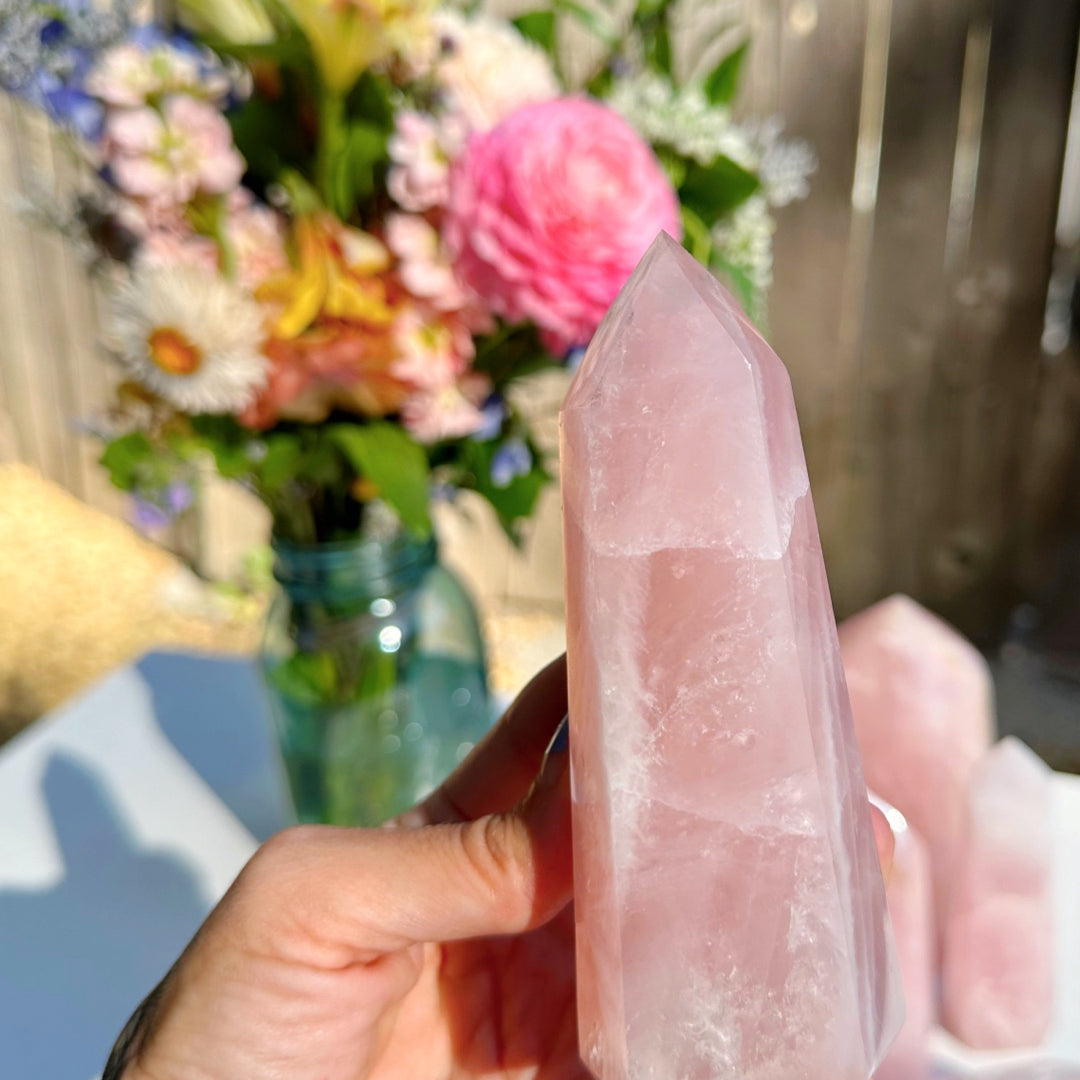 Rose Quartz Tower - Baltic Mermaid