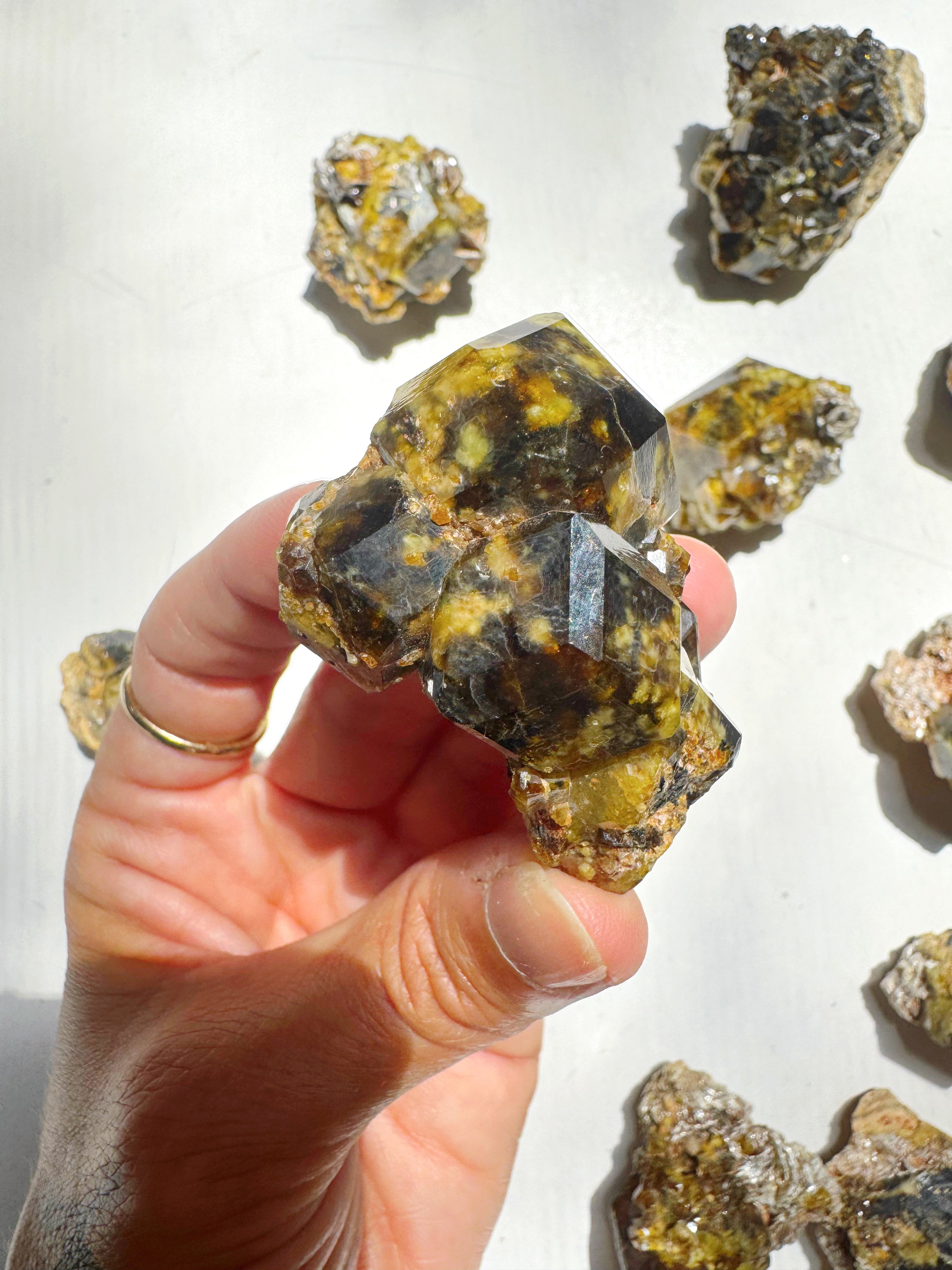 Rare Mali Green Grossular Andradite Garnet AAA Quality Baltic Mermaid
