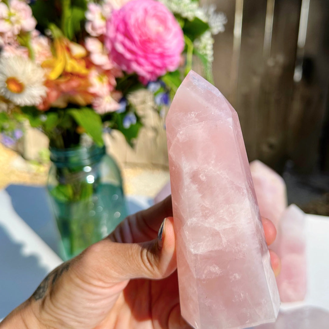 Rose Quartz Tower - Baltic Mermaid