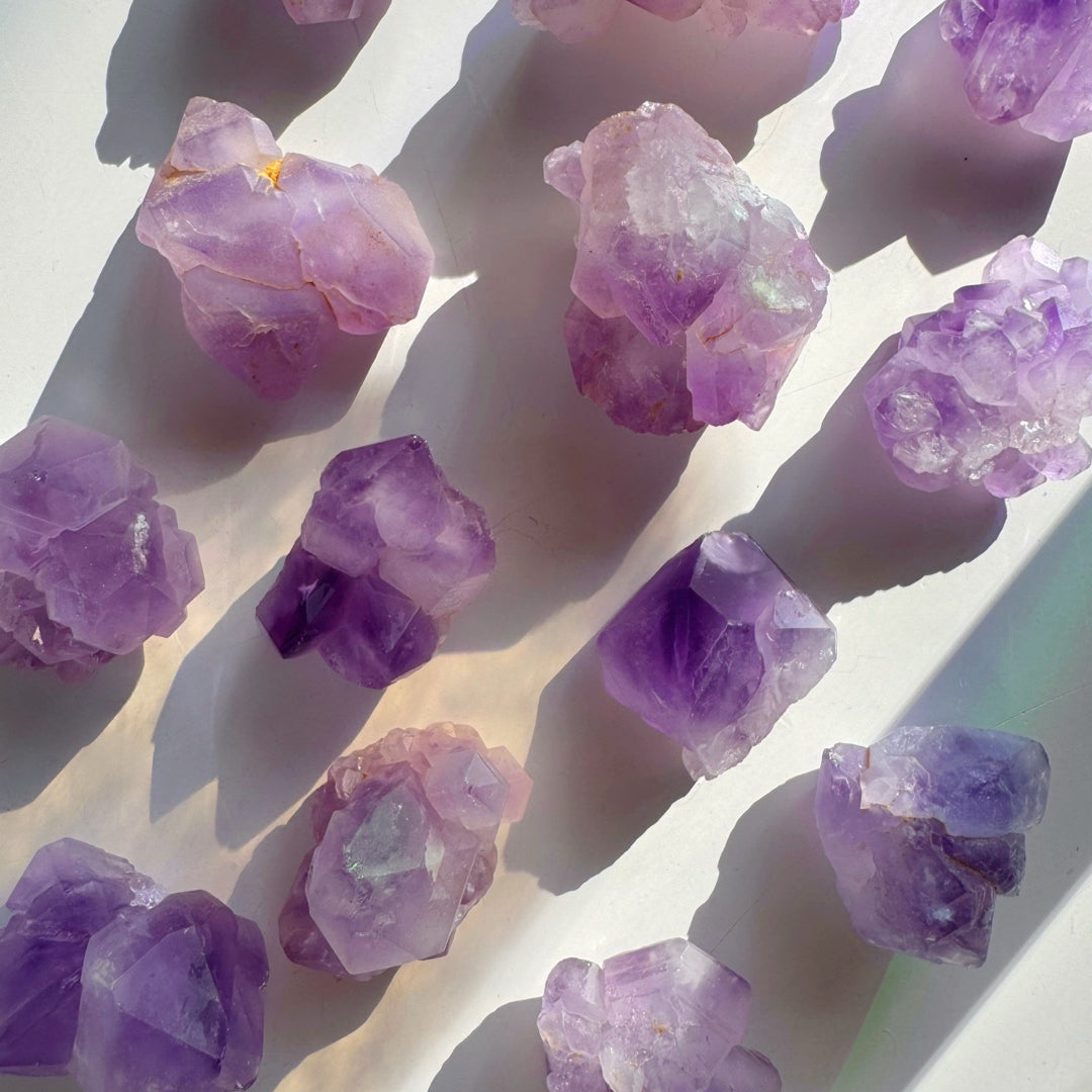 Tibetan Elestial Amethyst Cluster - Baltic Mermaid