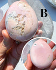 Pink Opal Palm Stones - Baltic Mermaid