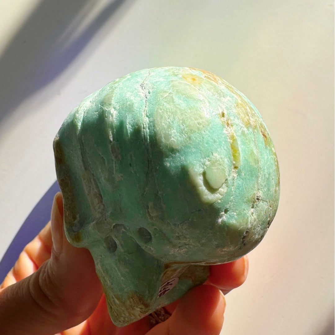 Peruvian Blue Opal Skull - Baltic Mermaid