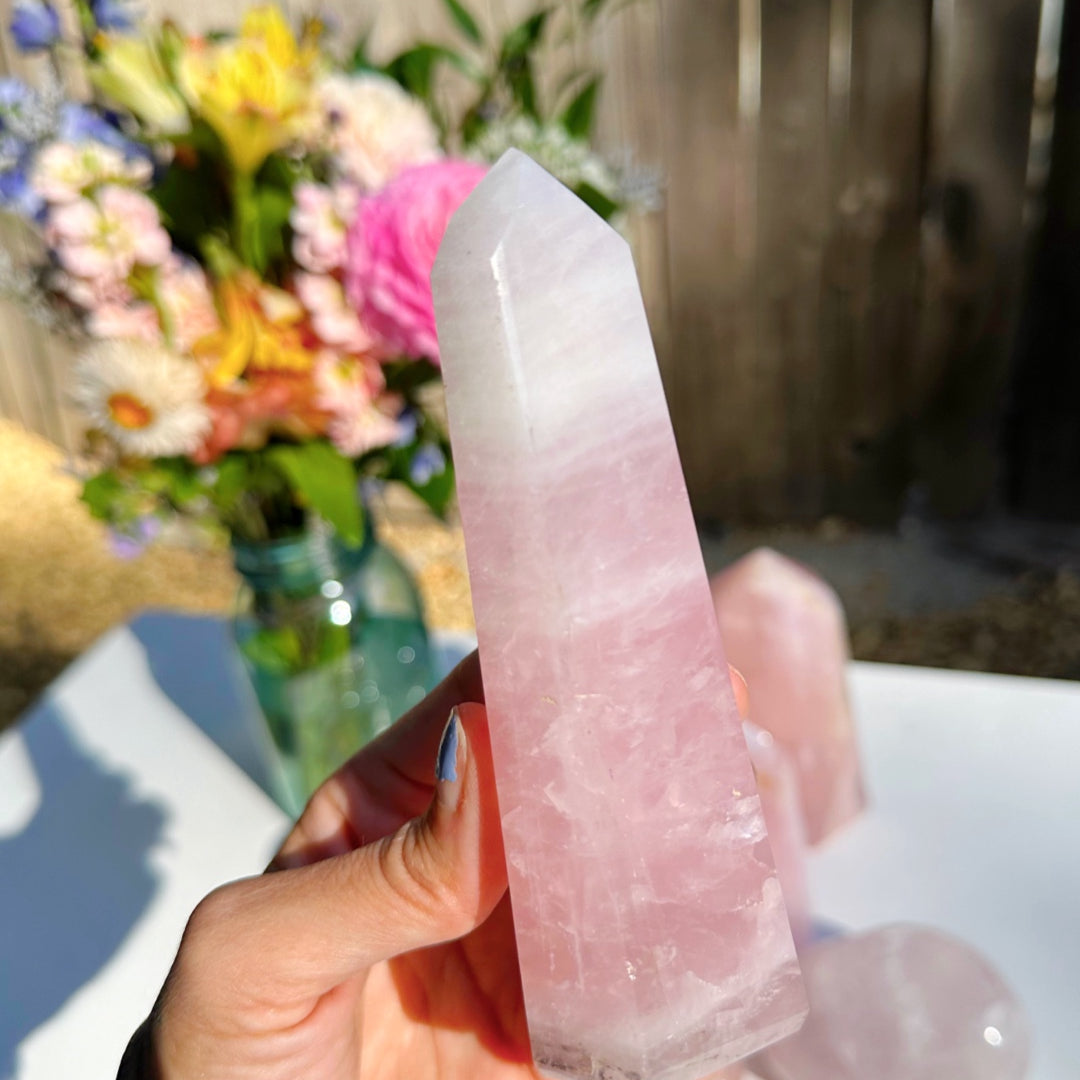 Rose Quartz Tower - Baltic Mermaid