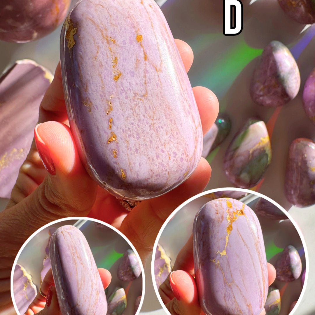 Phosphosiderite Palm Stones - AAA - Baltic Mermaid