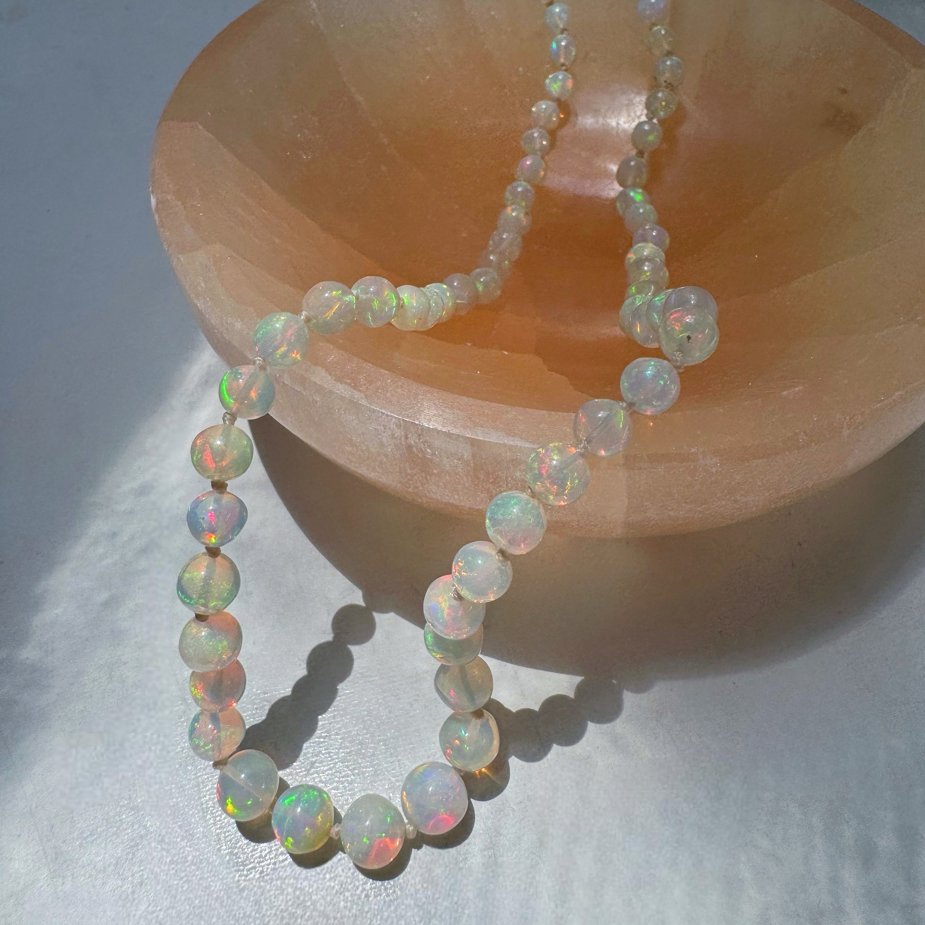 Ethiopian Opal Necklace Super Quality Baltic Mermaid