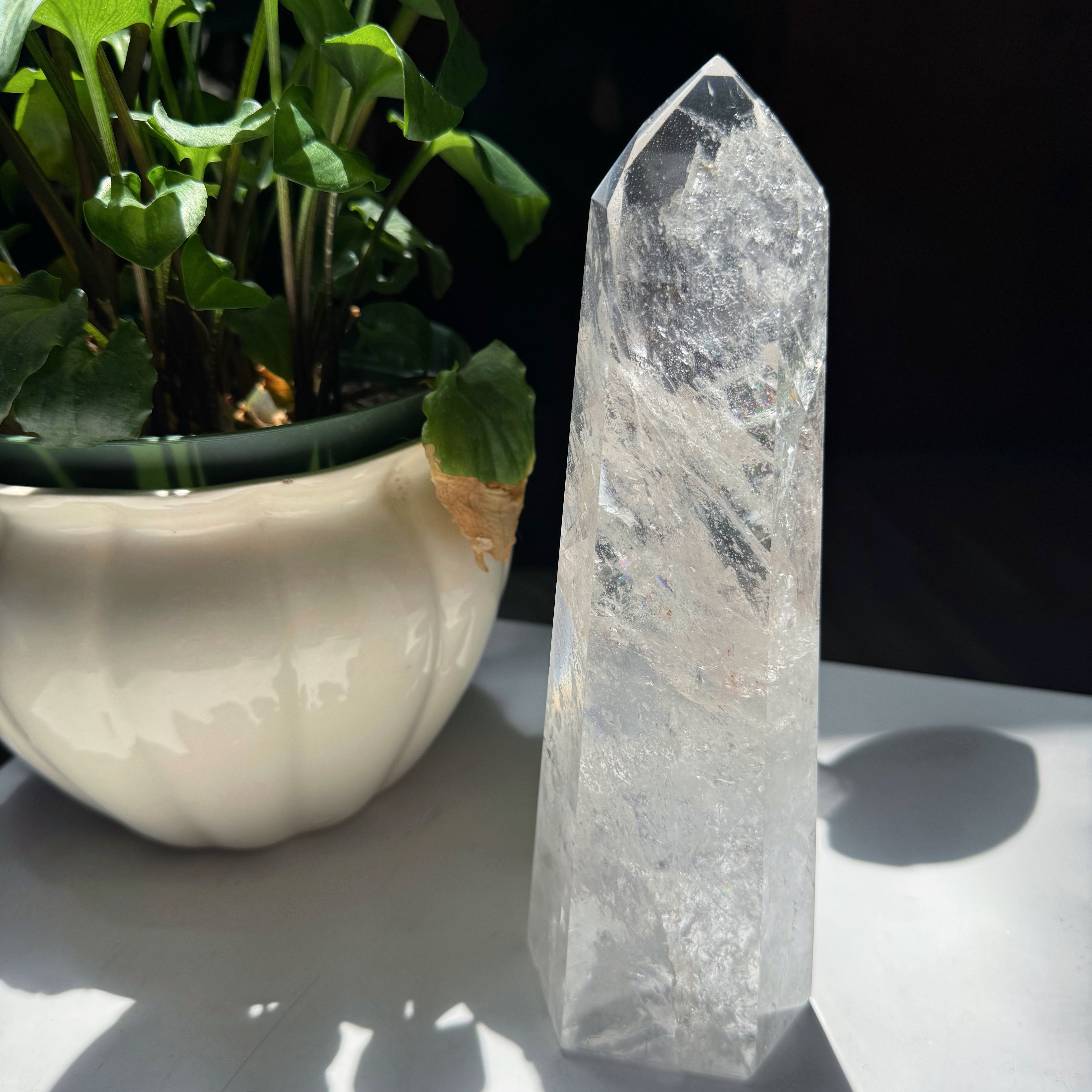 Large Clear Quartz Tower from Brazil - AA Baltic Mermaid