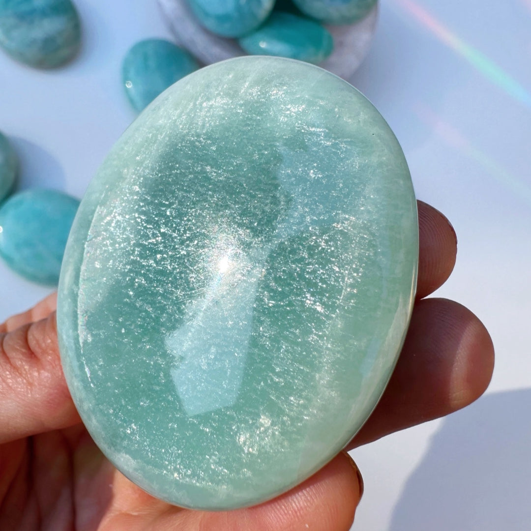 Amazonite Palm Stones - Baltic Mermaid