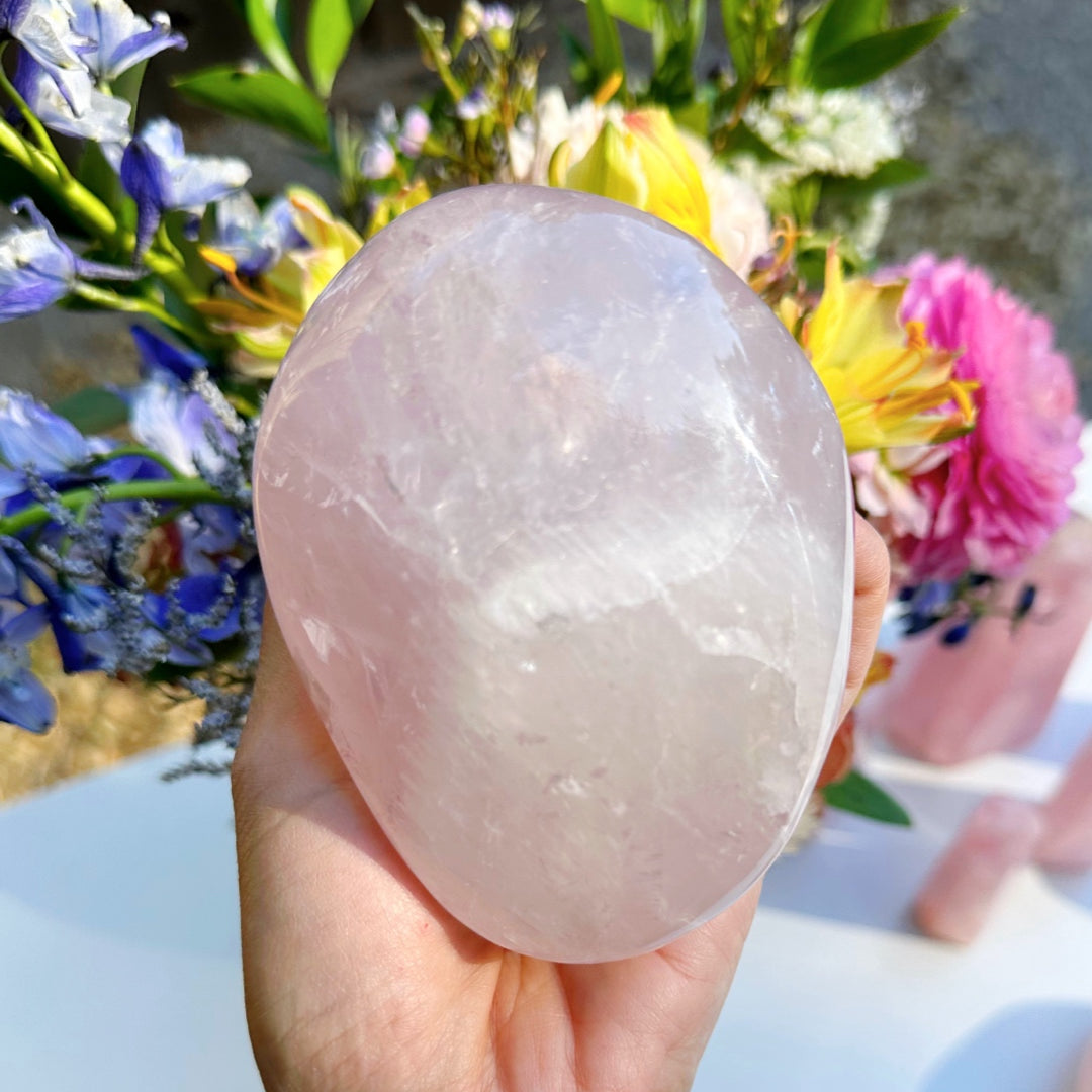 Rose Quartz Freeform - C - Baltic Mermaid