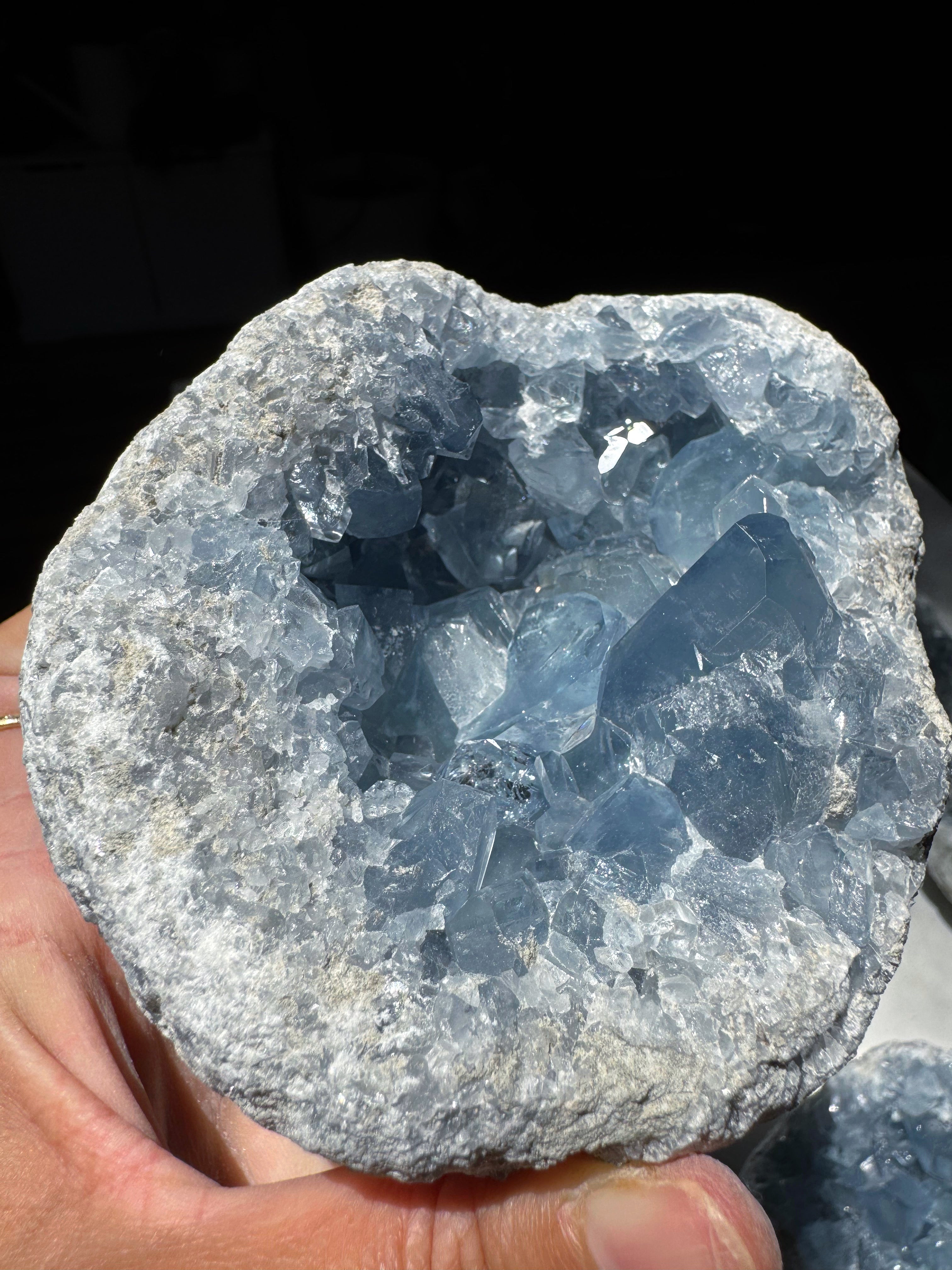 Celestite Cluster Baltic Mermaid