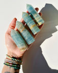 Blue Calcite Towers - Small - Baltic Mermaid
