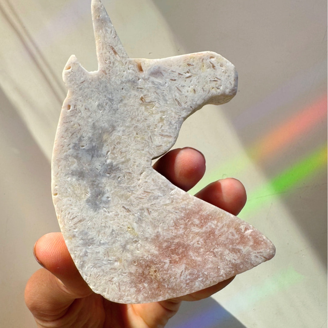 Pink Amethyst Unicorn - Baltic Mermaid