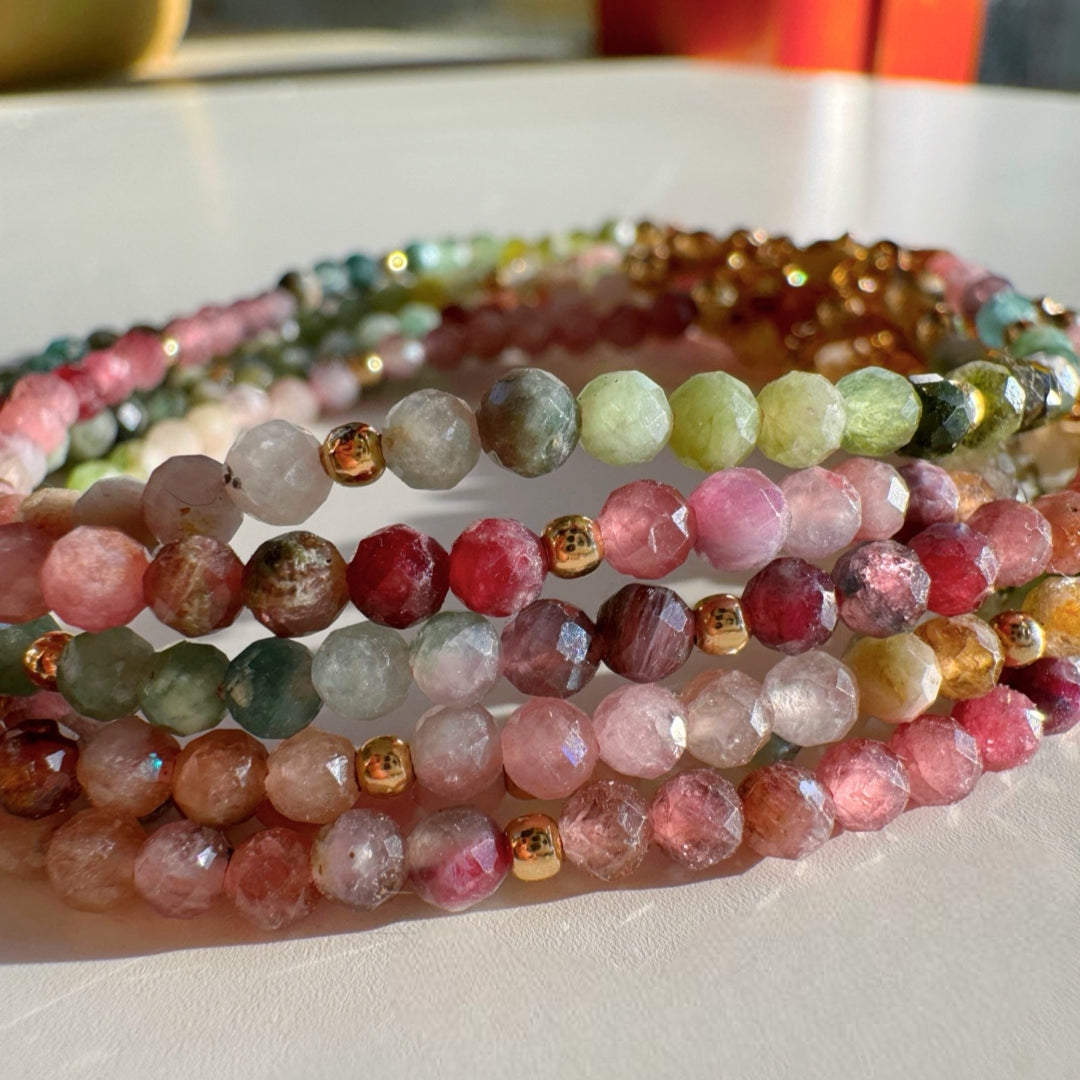 “Little Sweetie” - Multi Tourmaline Candy Bracelet - Baltic Mermaid