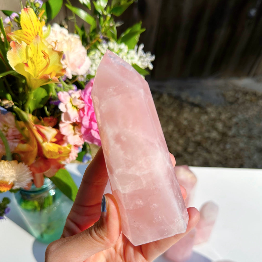 Rose Quartz Tower - Baltic Mermaid