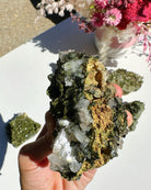 Epidote Quartz Cluster - Baltic Mermaid