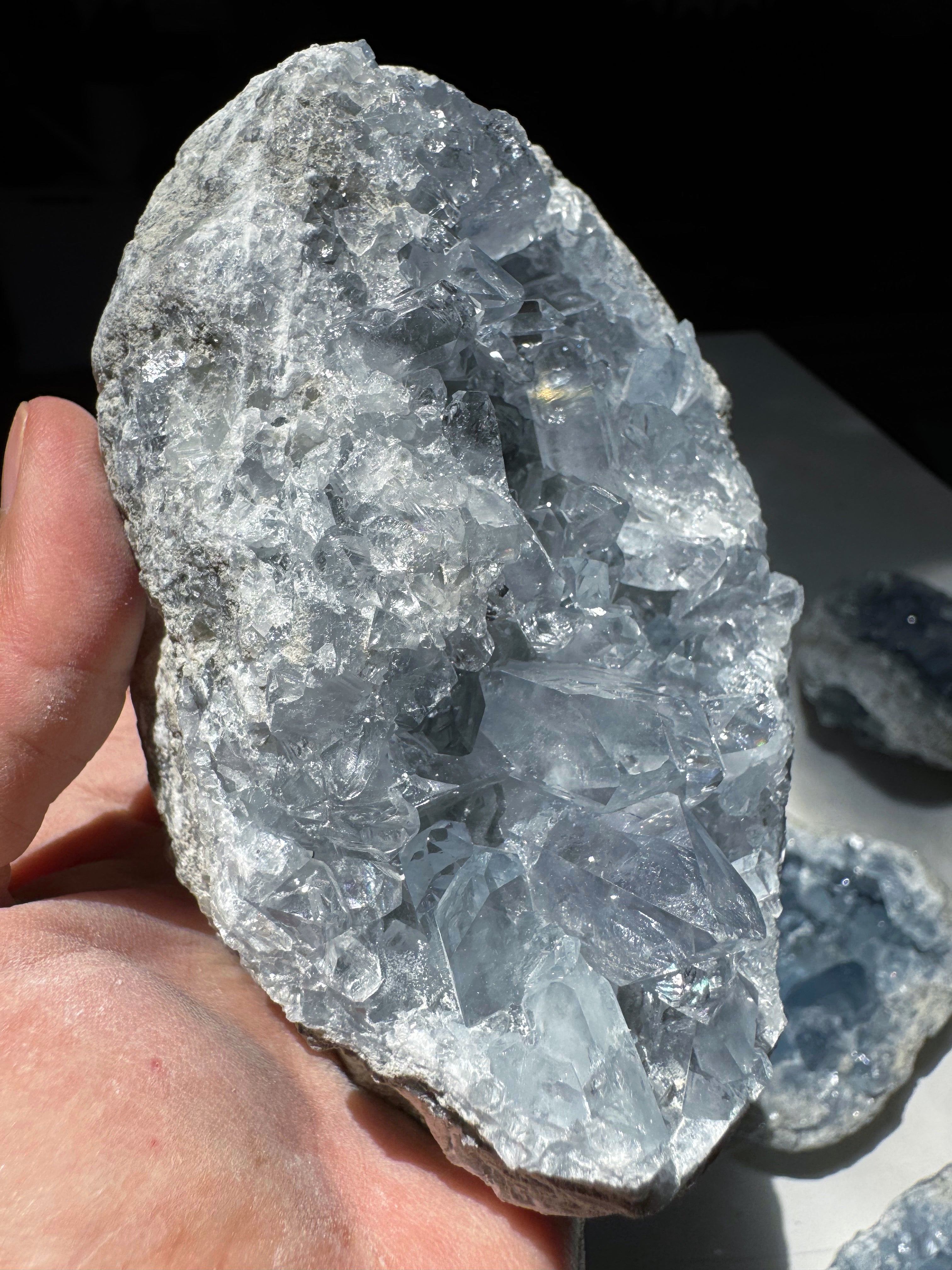 Celestite Cluster Baltic Mermaid