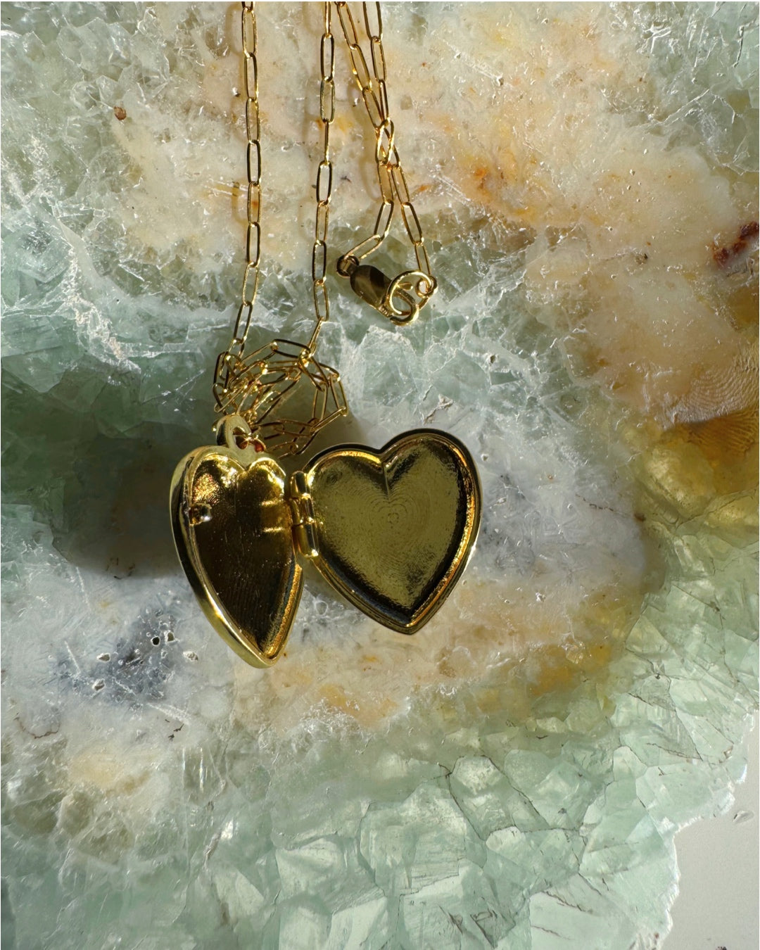 Heart Locket Gold Filled Necklace - Baltic Mermaid