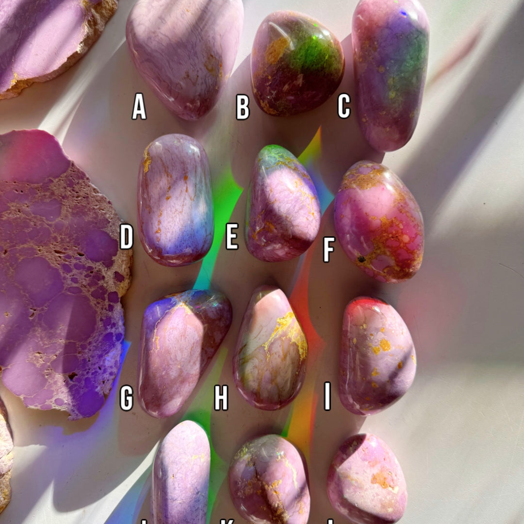 Phosphosiderite Palm Stones - AAA - Baltic Mermaid