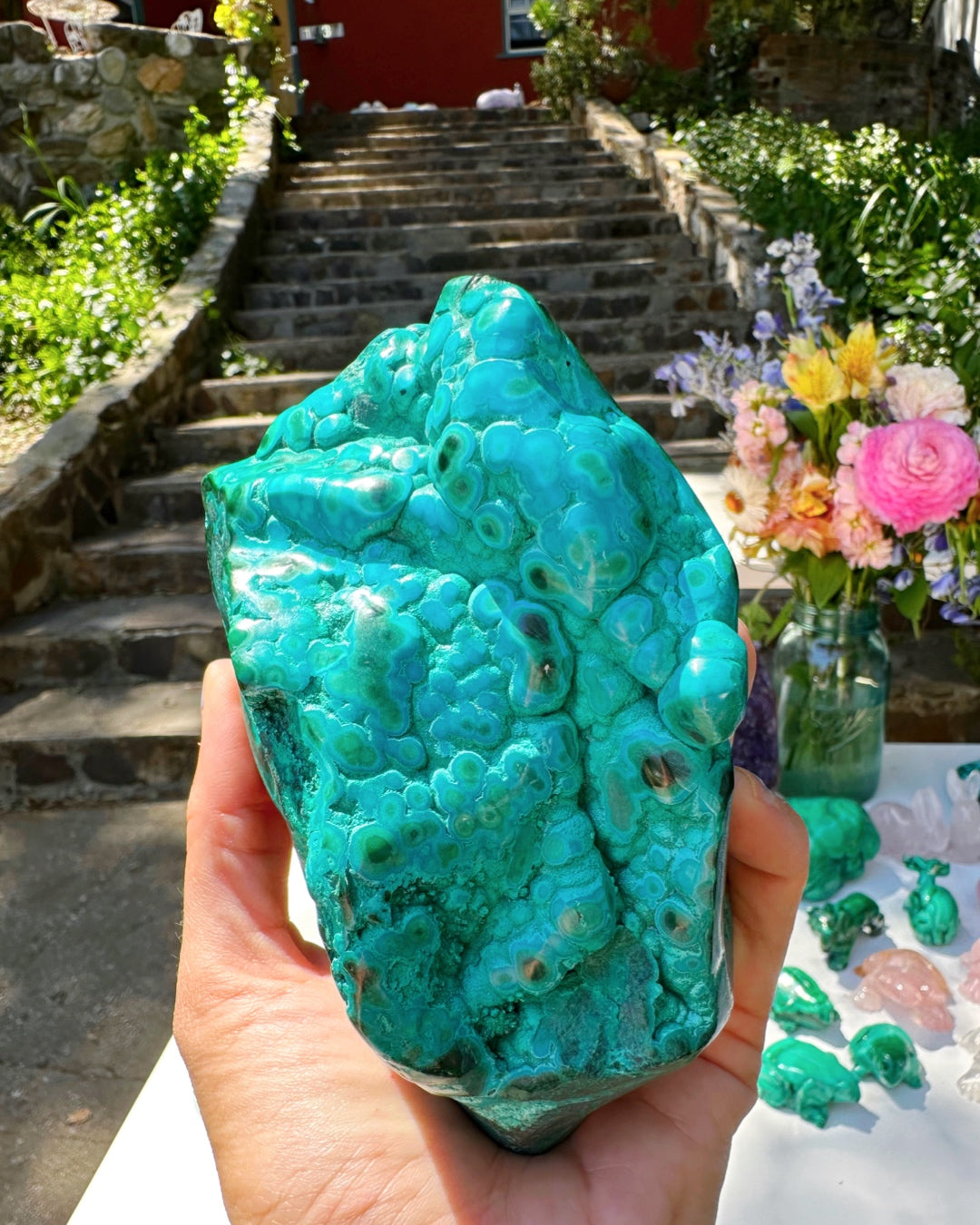 Chrysocolla w/ Malachite - Baltic Mermaid
