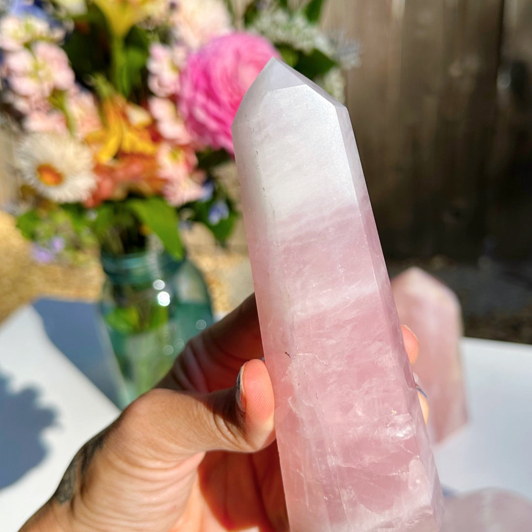 Rose Quartz Tower - Baltic Mermaid