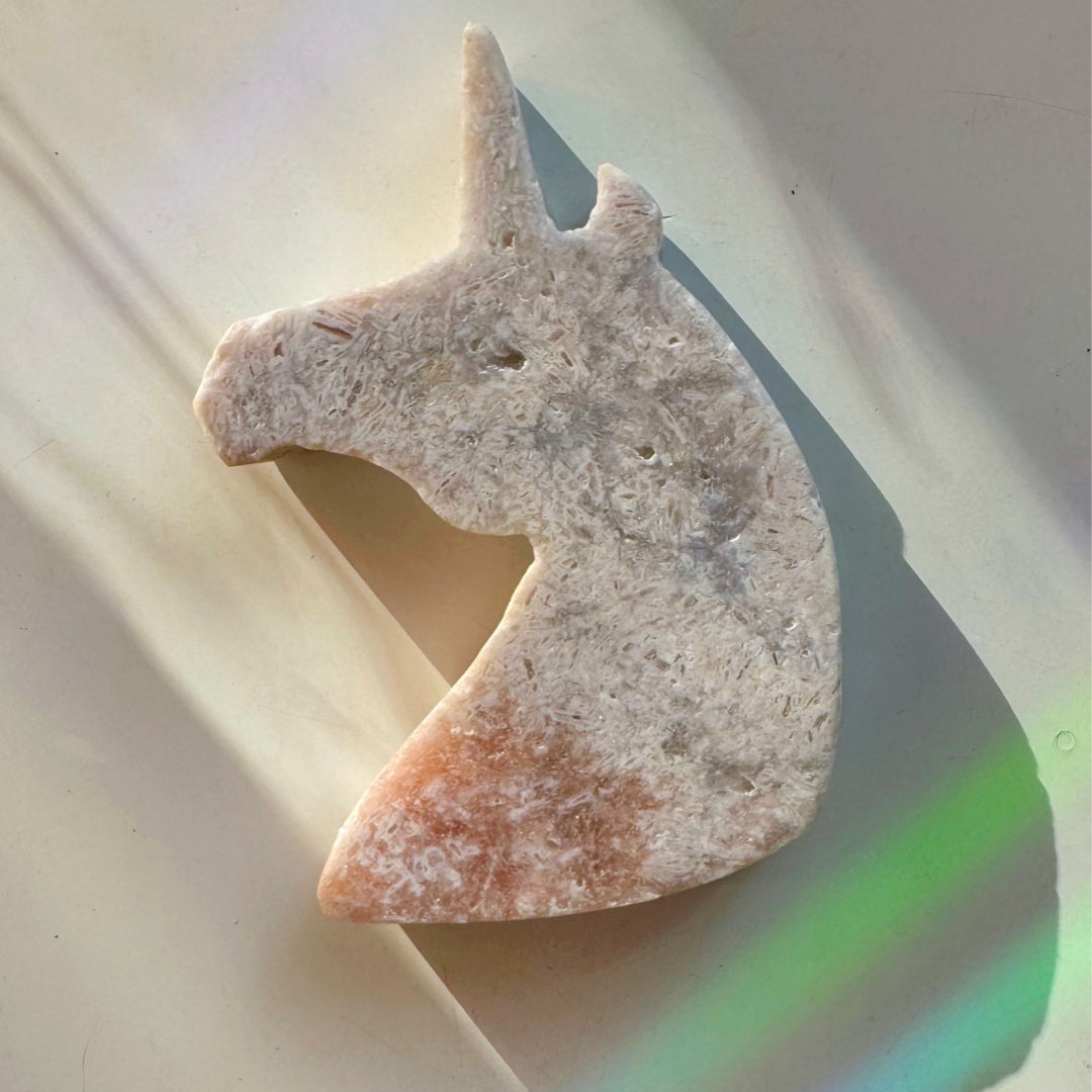 Pink Amethyst Unicorn - Baltic Mermaid