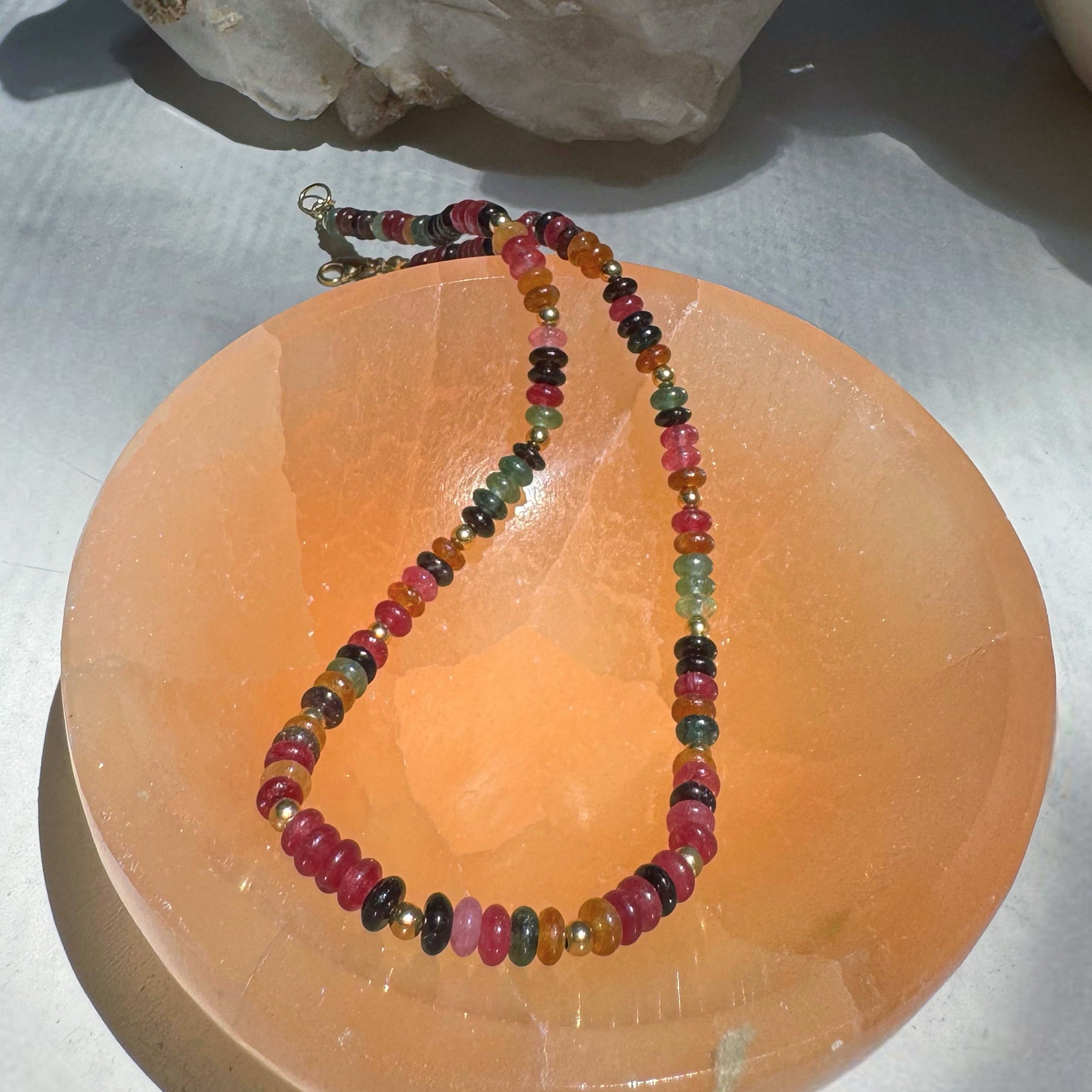 Mixed Jade Gemstone Necklace Baltic Mermaid