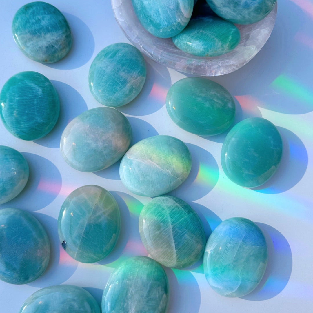 Amazonite Palm Stones - Baltic Mermaid