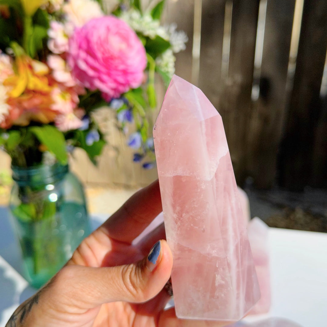 Rose Quartz Tower - Baltic Mermaid