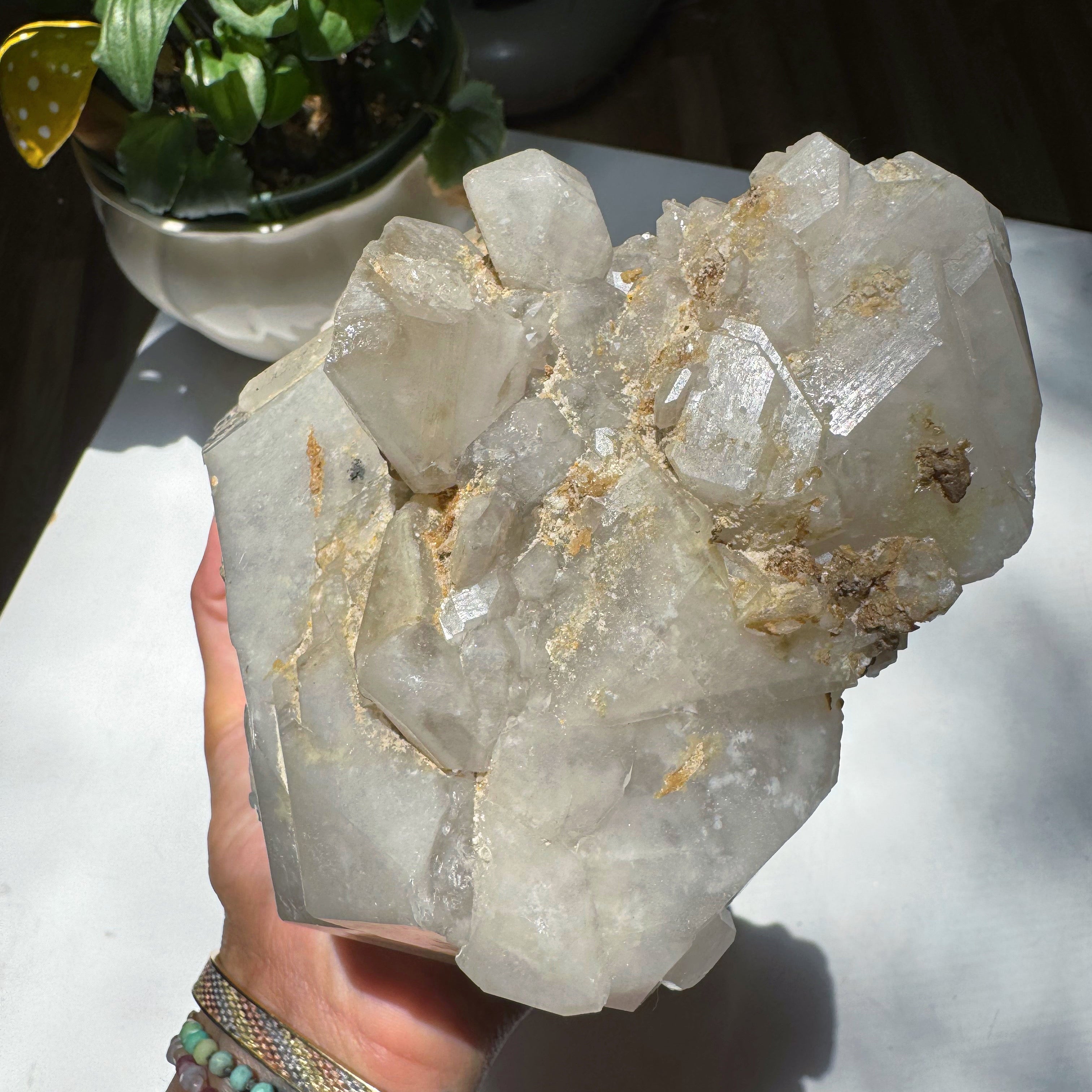 Large Double Terminated Quartz Point w/ Inclusions from Brazil Baltic Mermaid