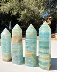 Blue Calcite Towers - Small - Baltic Mermaid